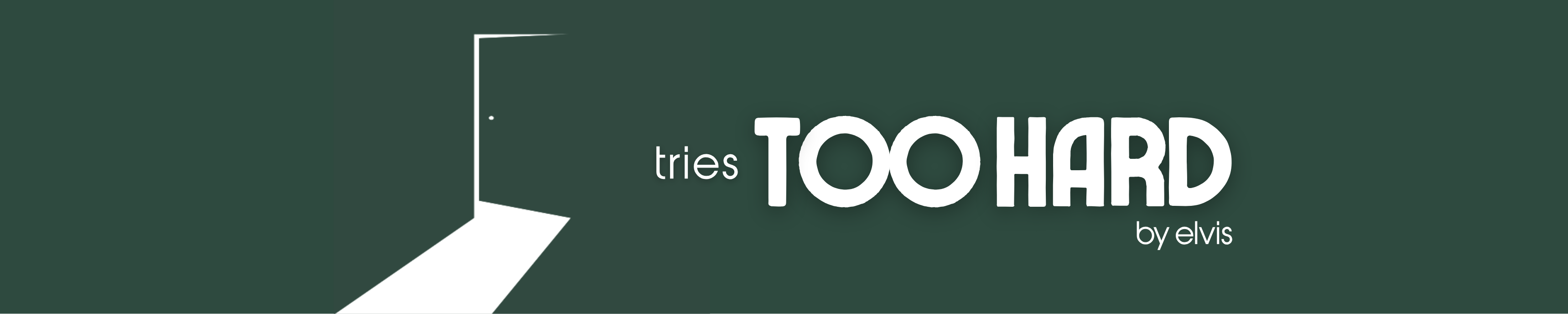 Tries Too Hard publication banner